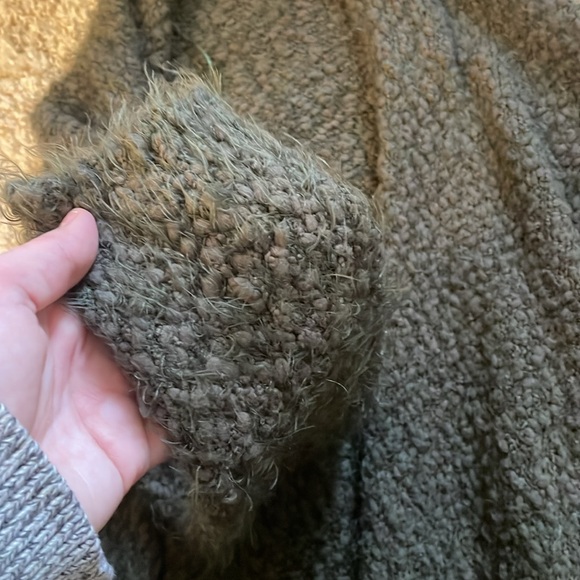 Long soft green Altar’d State Size Small sweater - Picture 3 of 4